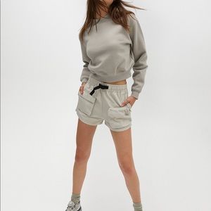 TNA cozyaf perfect shrunken sweatshirt size XS